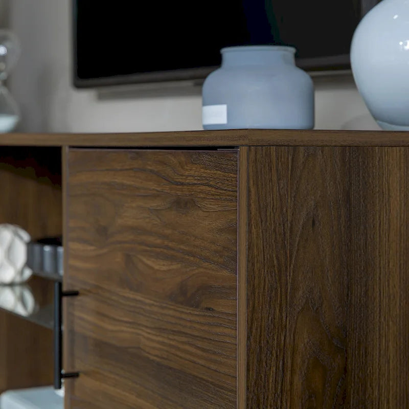 Meuble TV 2 portes style Mid-Century Modern