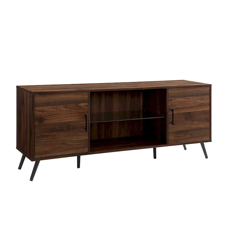 Meuble TV 2 portes style Mid-Century Modern