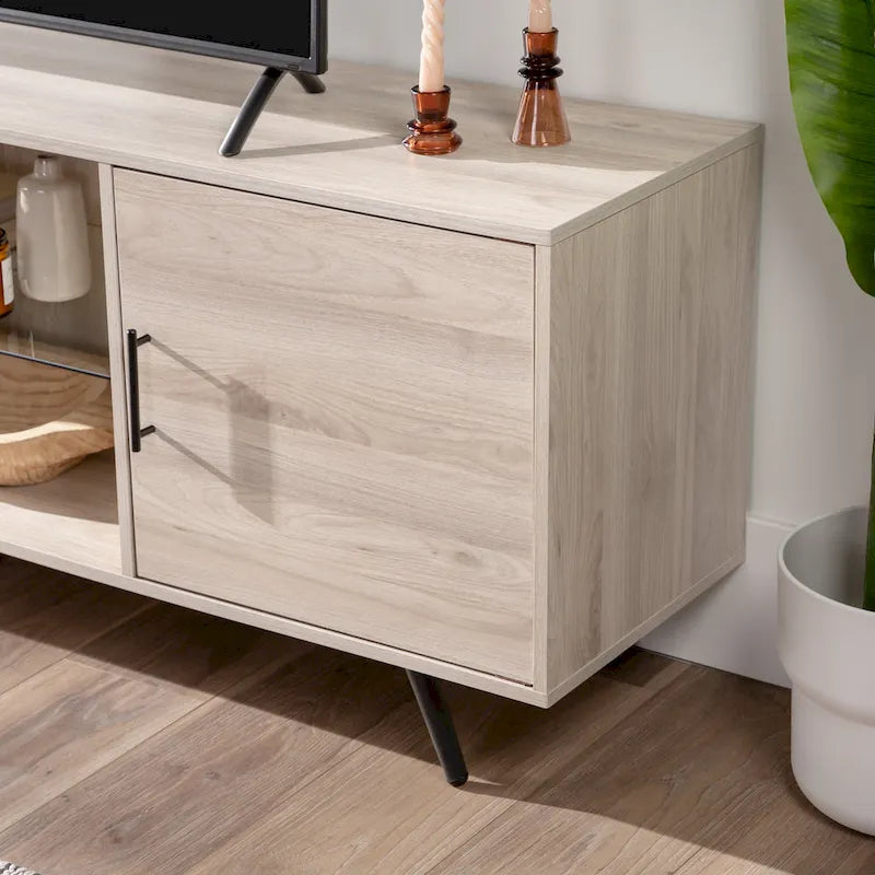 Meuble TV 2 portes style Mid-Century Modern