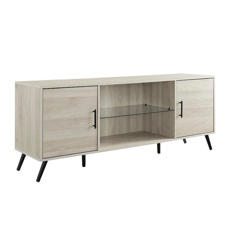 Meuble TV 2 portes style Mid-Century Modern