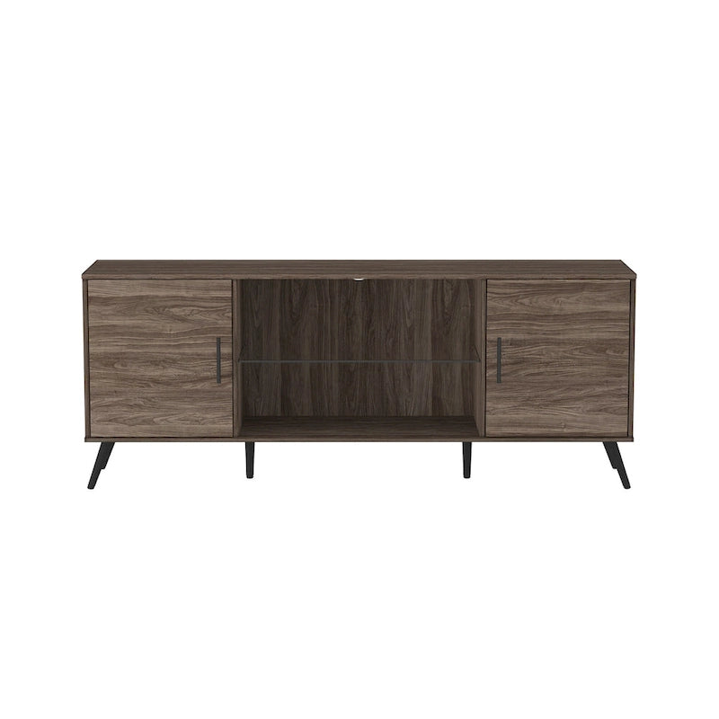 Meuble TV 2 portes style Mid-Century Modern