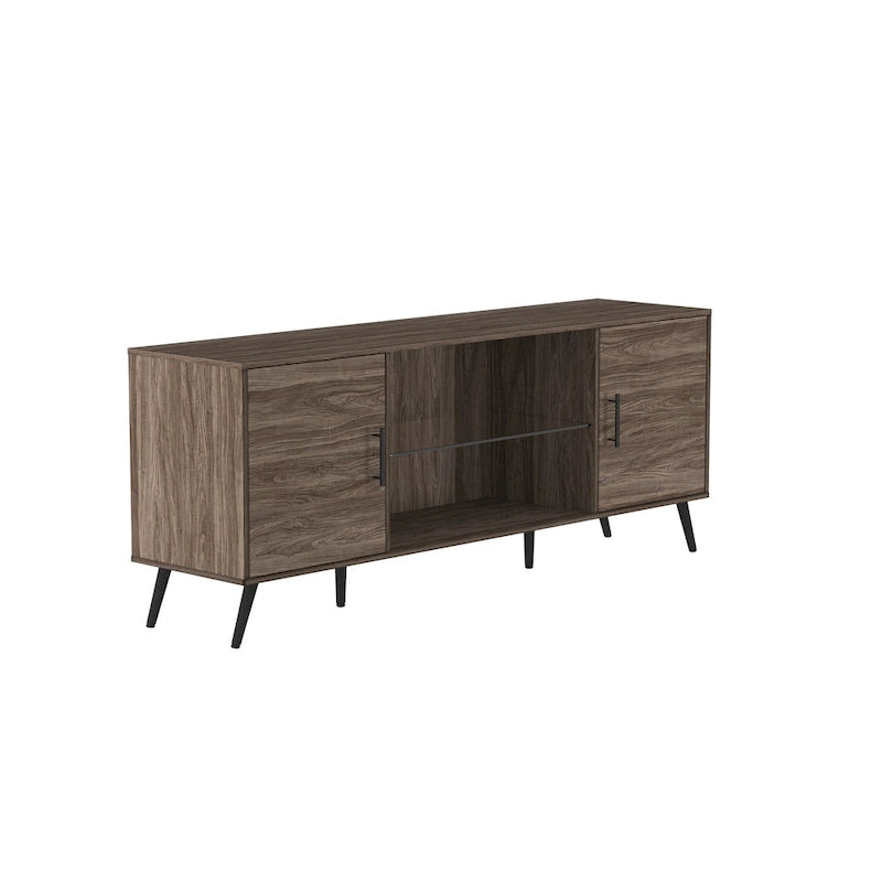 Meuble TV 2 portes style Mid-Century Modern