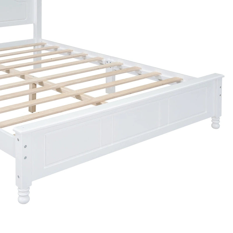 Lit plateforme grand format style rétro