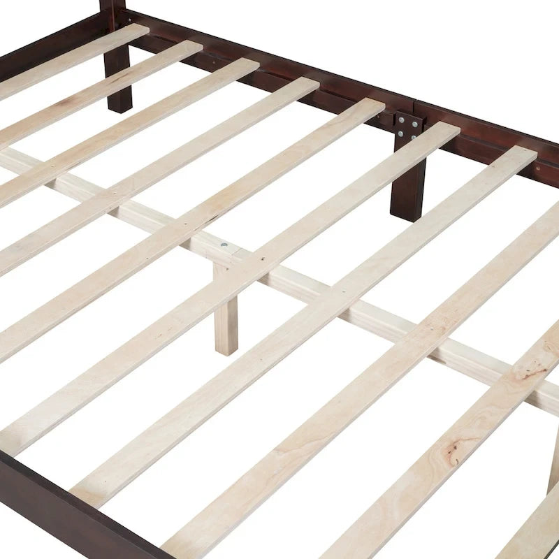 Lit plateforme grand format style rétro
