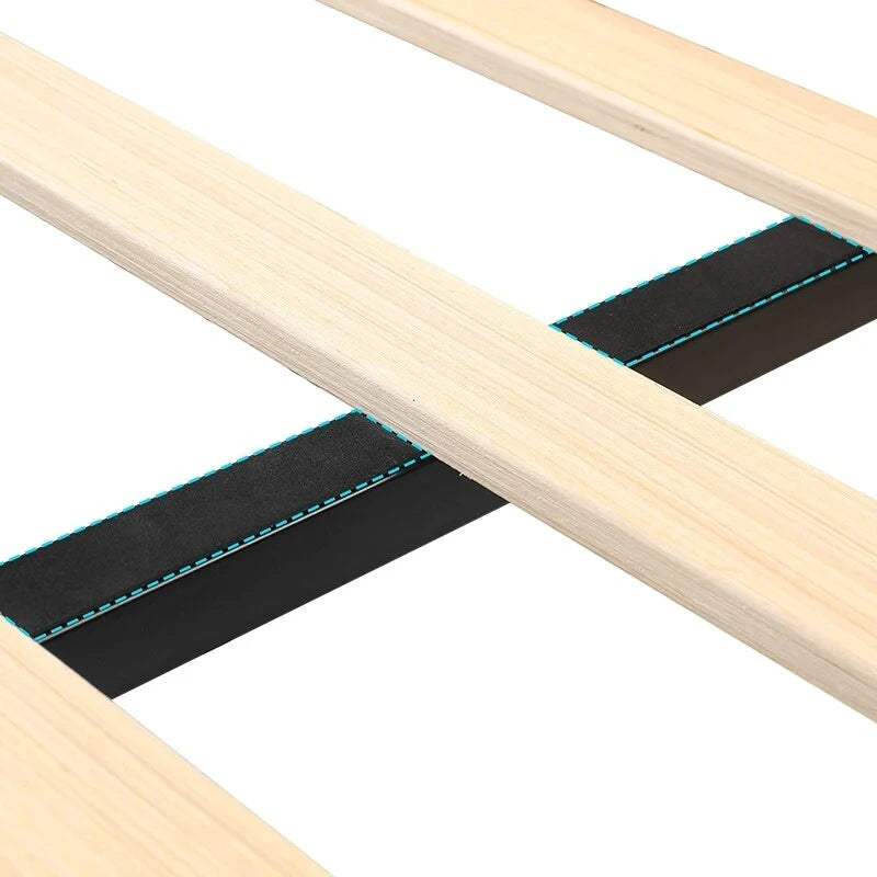 Lit Plateforme en Velours Style Moderne