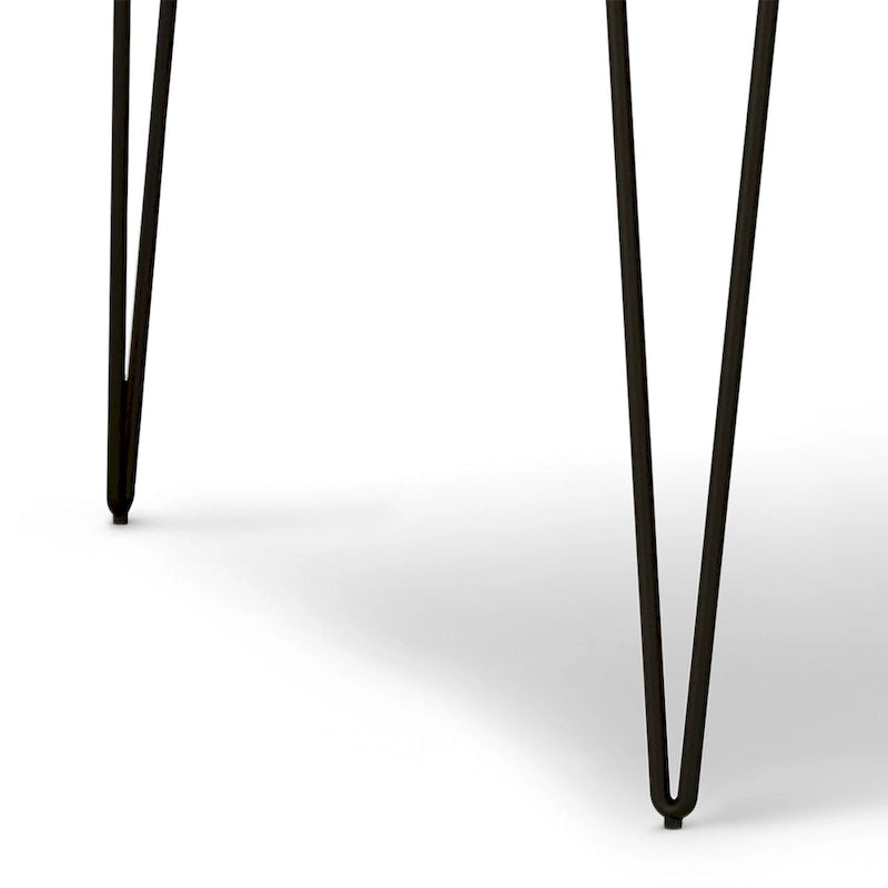 Table à manger industrielle en bois