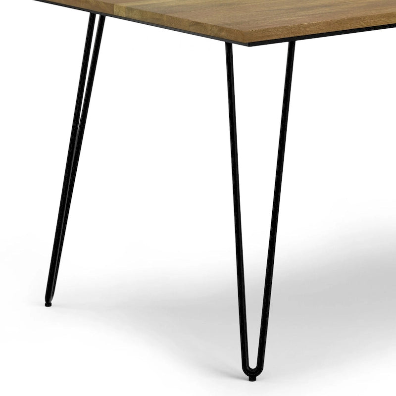 Table à manger industrielle en bois