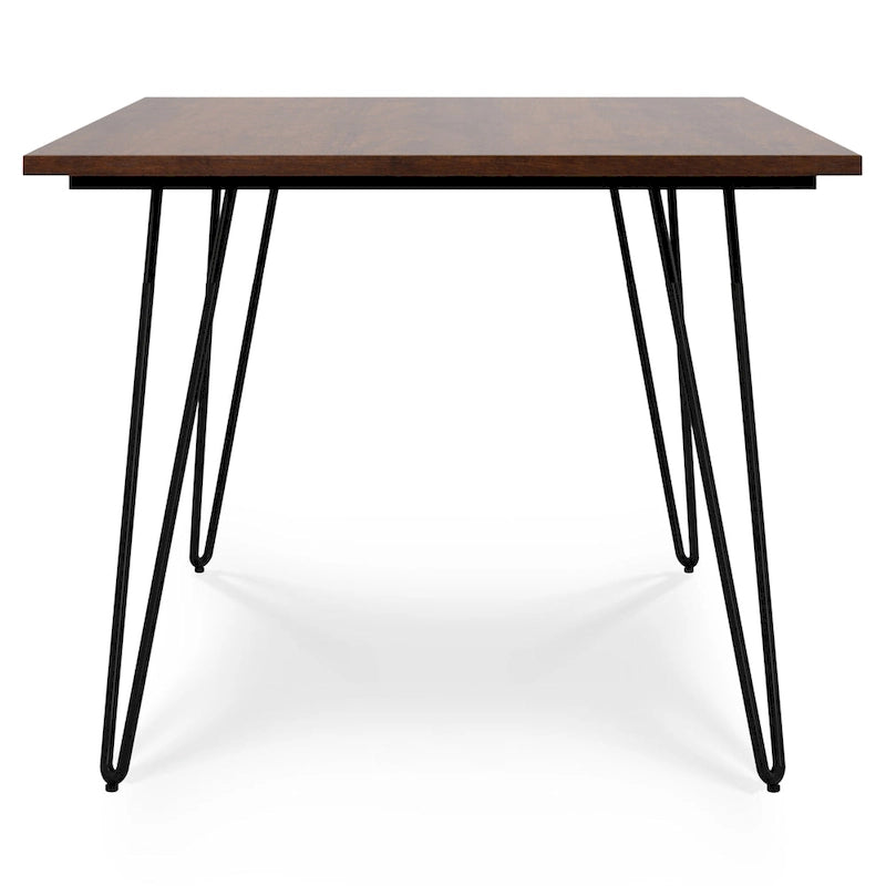 Table à manger industrielle en bois