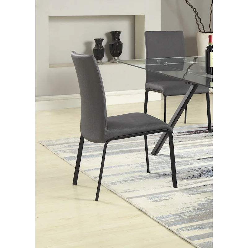 Chaise de salle à manger à dossier incurvé en frêne