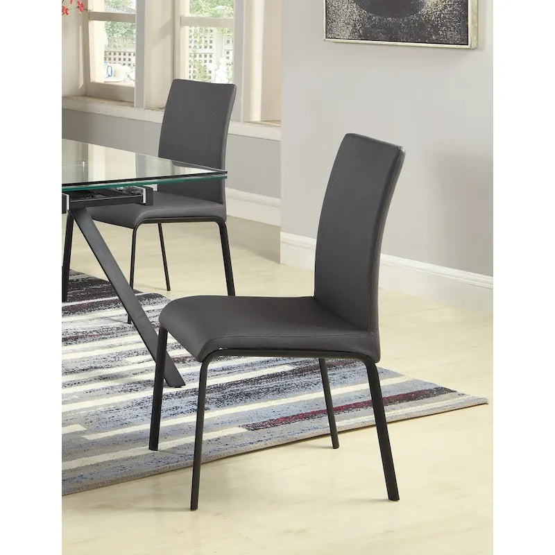 Chaise de salle à manger à dossier incurvé en frêne