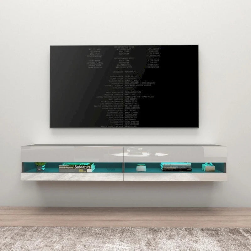 Meuble TV mural suspendu