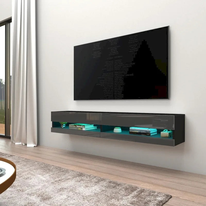 Meuble TV mural suspendu