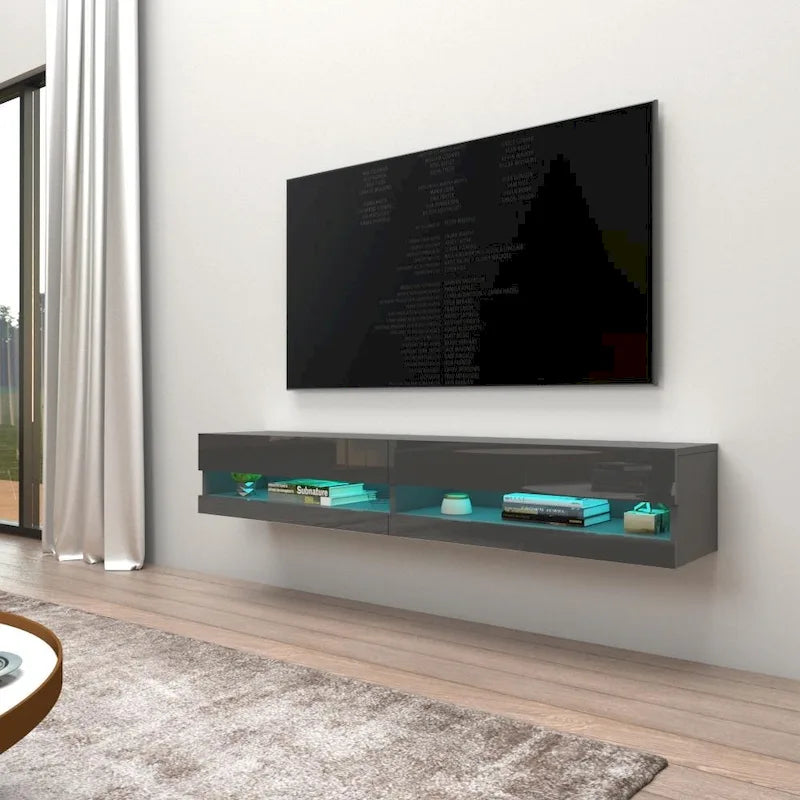 Meuble TV mural suspendu