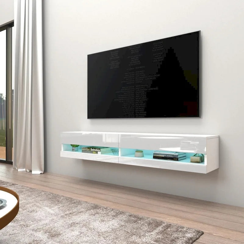 Meuble TV mural suspendu