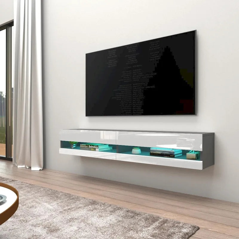 Meuble TV mural suspendu