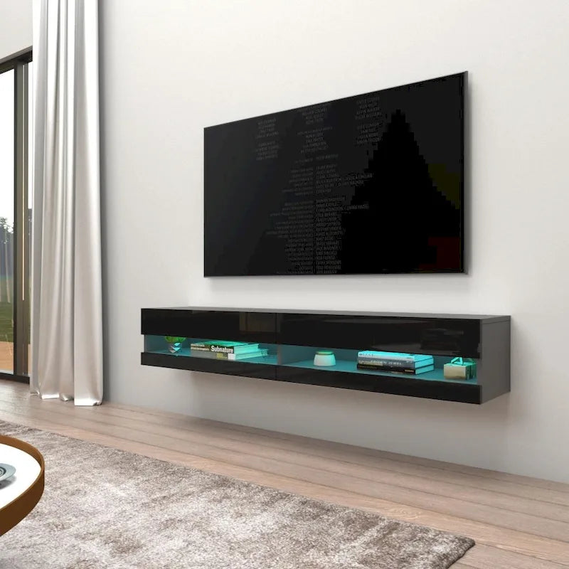 Meuble TV mural suspendu
