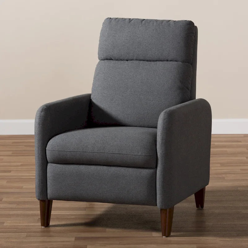Fauteuil inclinable en tissu du milieu du siècle