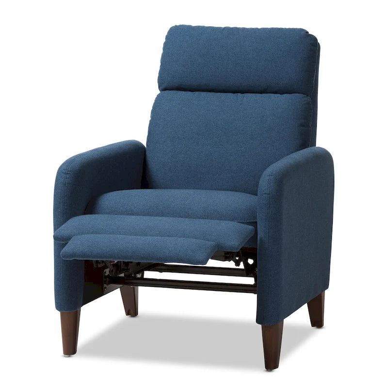 Fauteuil inclinable en tissu du milieu du siècle