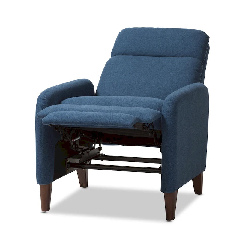 Fauteuil inclinable en tissu du milieu du siècle