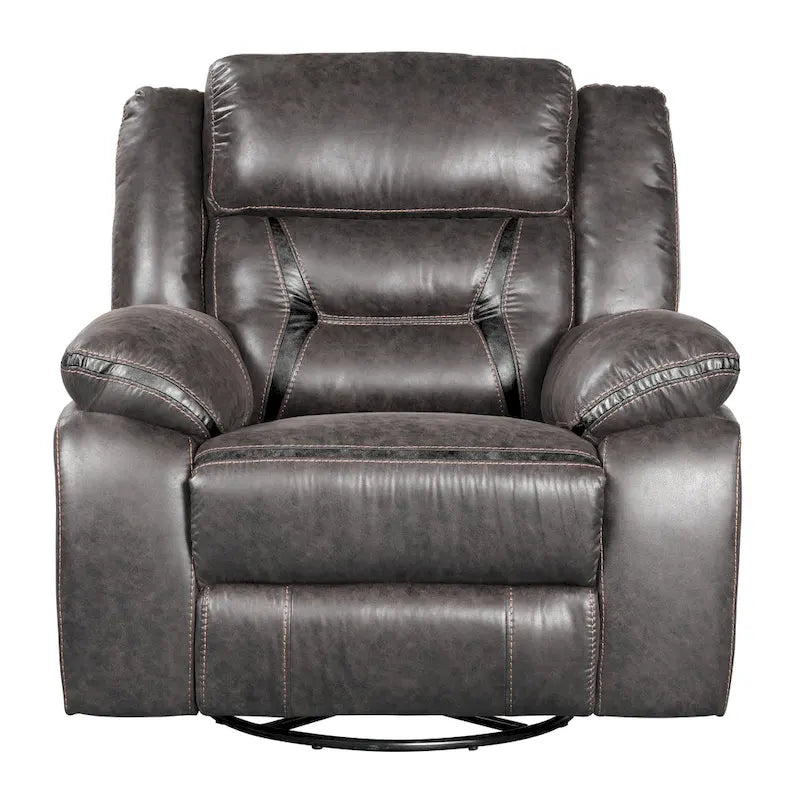 Fauteuil inclinable manuel, Châtaignier foncé
