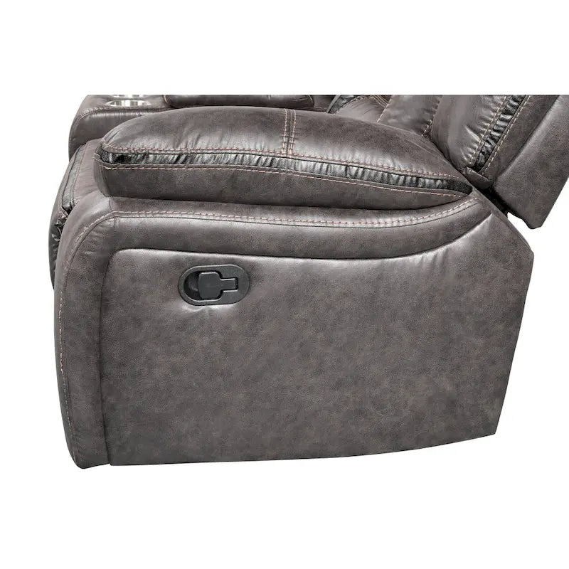 Fauteuil inclinable manuel, Châtaignier foncé