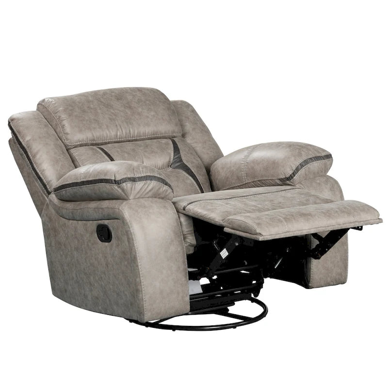 Fauteuil inclinable manuel, Châtaignier foncé