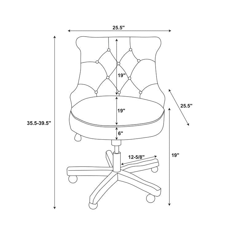 Chaise de bureau pivotante