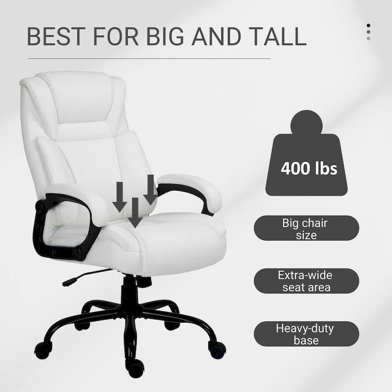 Fauteuil de bureau pour personnes fortes et de grande taille