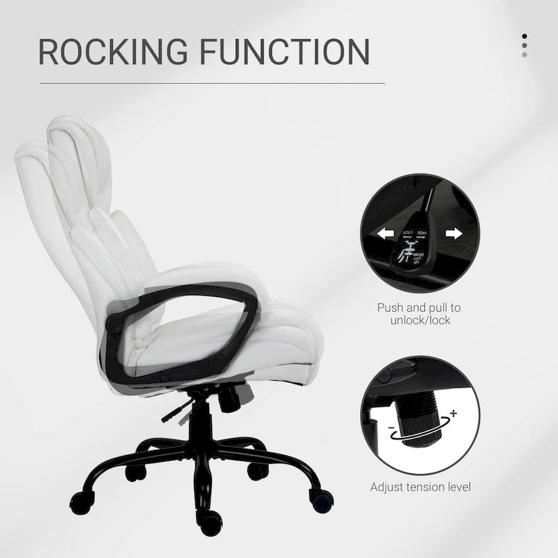 Fauteuil de bureau pour personnes fortes et de grande taille