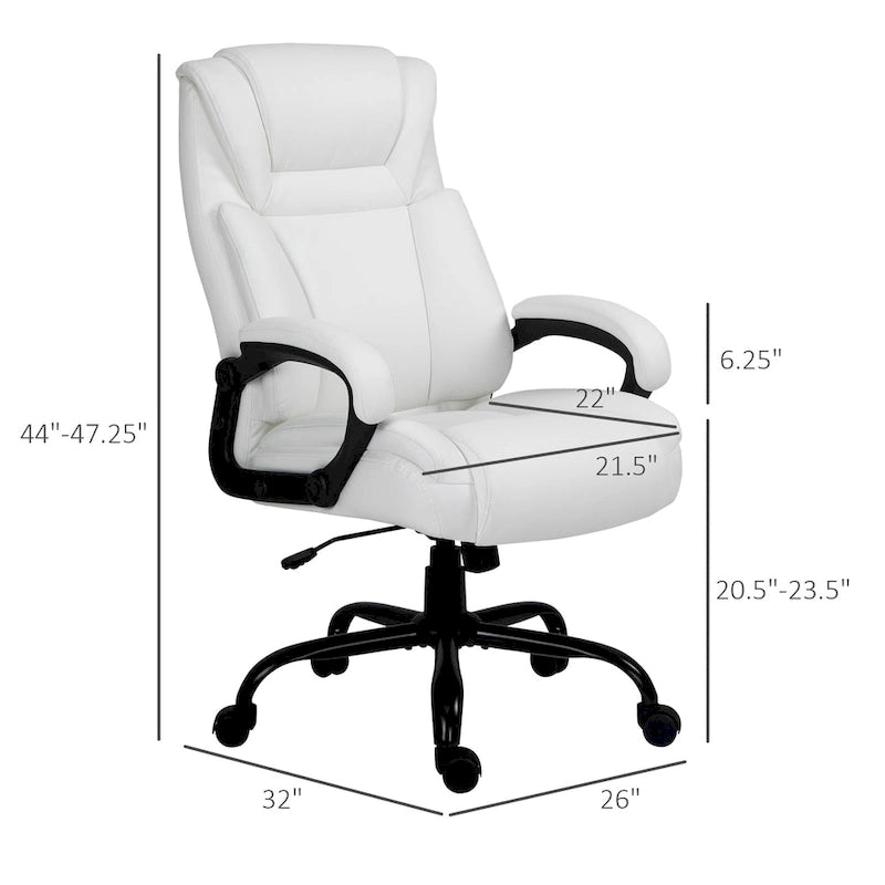 Fauteuil de bureau pour personnes fortes et de grande taille