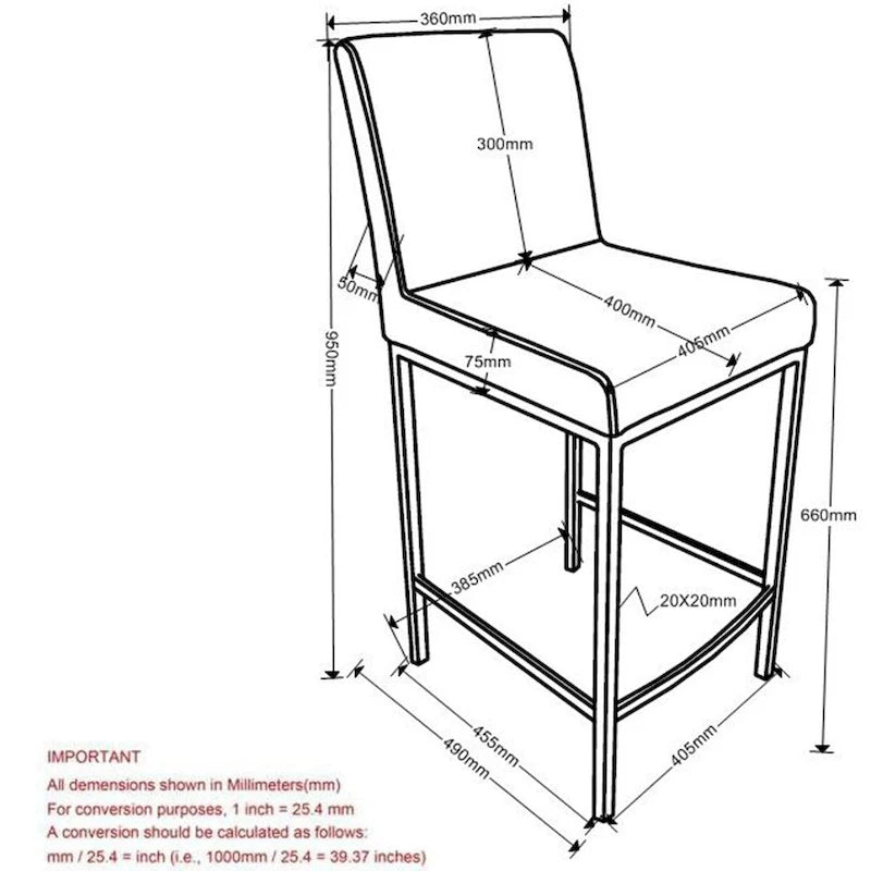 Lot de 2 chaises de comptoir contemporaines rembourrées gris et or