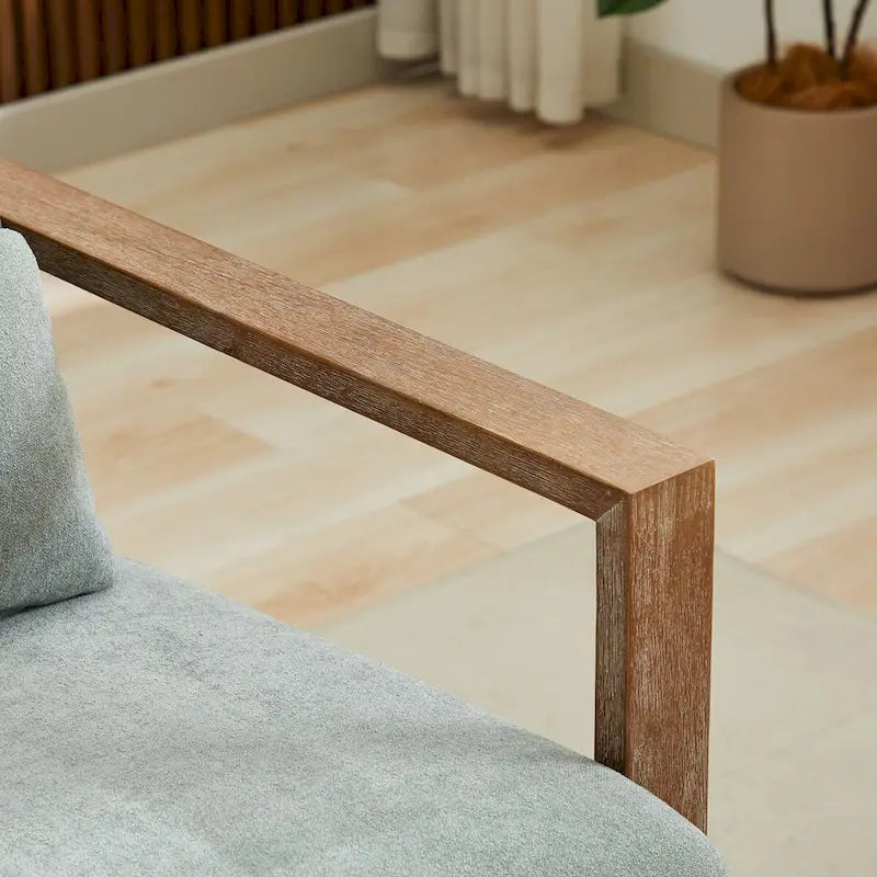 Fauteuil de salon pivotant moderne et rembourré