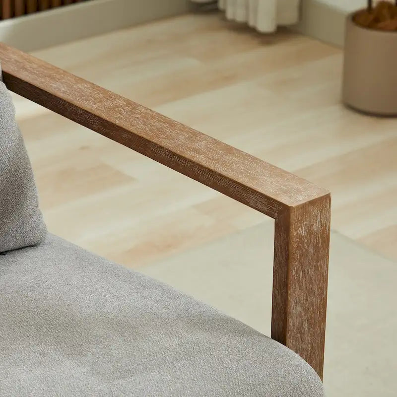 Fauteuil de salon pivotant moderne et rembourré