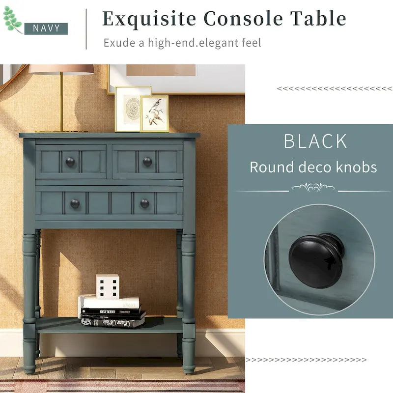 Console étroite Table de canapé mince