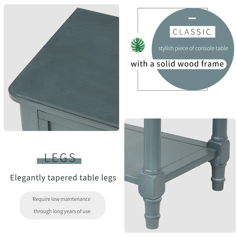 Console étroite Table de canapé mince