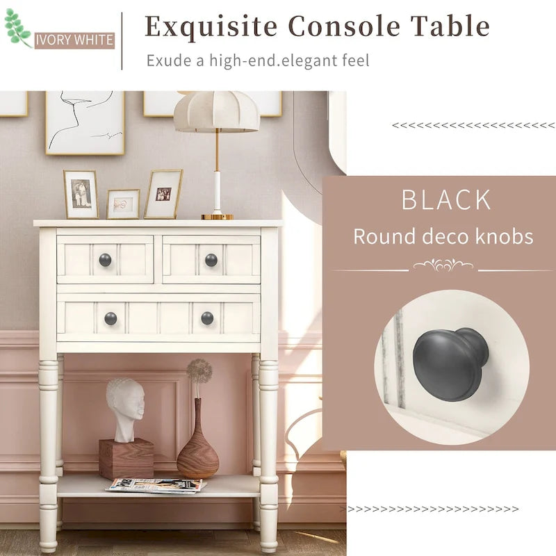Console étroite Table de canapé mince