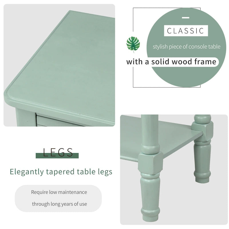 Console étroite Table de canapé mince