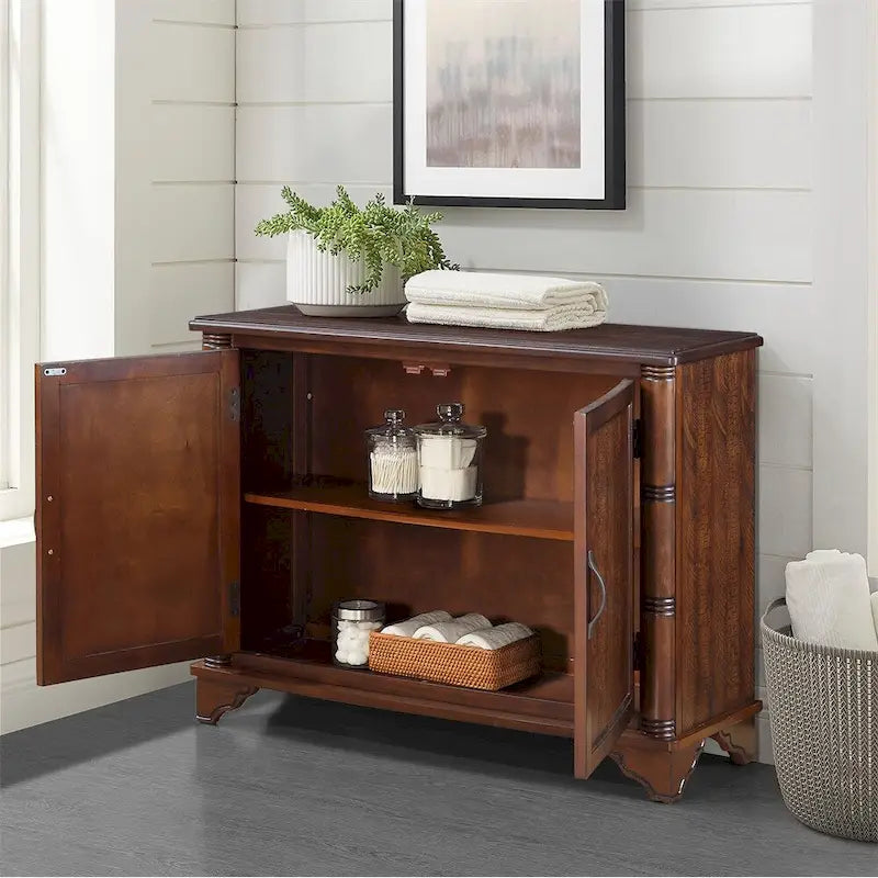 Table basse/canapé en bois avec étagère de rangement réglable