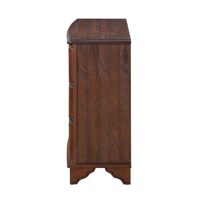 Table basse/canapé en bois avec étagère de rangement réglable