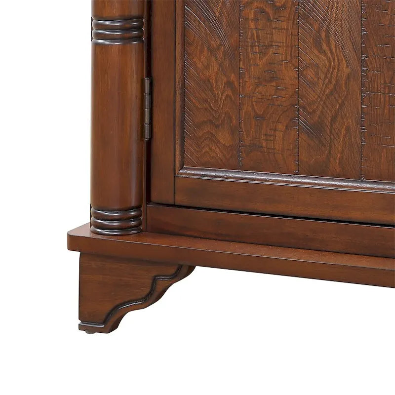Table basse/canapé en bois avec étagère de rangement réglable