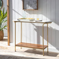 Console en marbre, techniques mixtes, style moderne