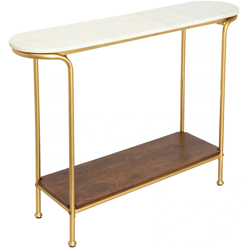 Console en marbre, techniques mixtes, style moderne