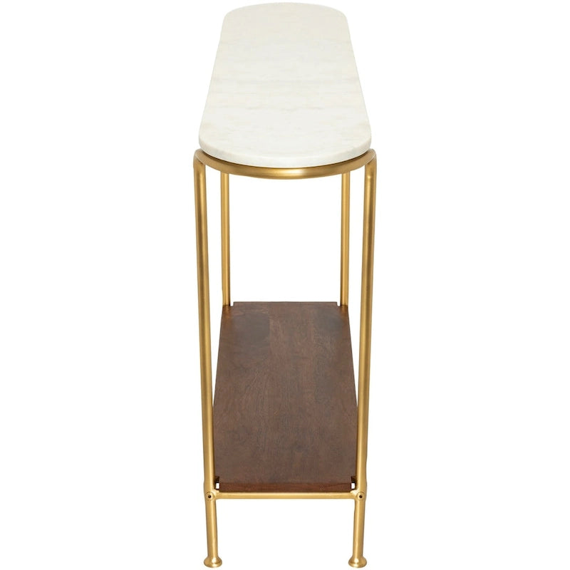 Console en marbre, techniques mixtes, style moderne