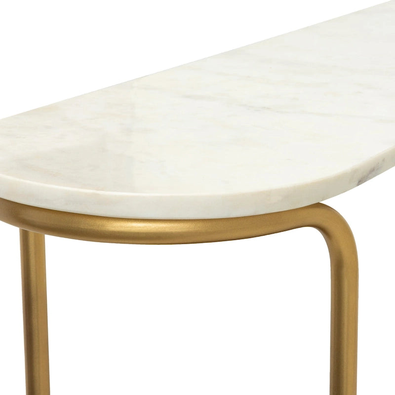 Console en marbre, techniques mixtes, style moderne
