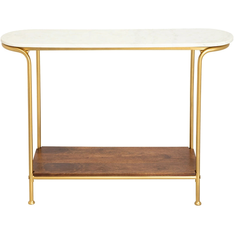 Console en marbre, techniques mixtes, style moderne